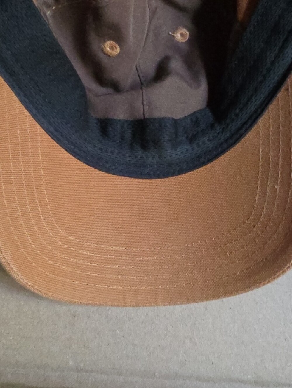 Carhartt Men’s Brown/Tan Workwear Logo Cap - Picture 9 of 12